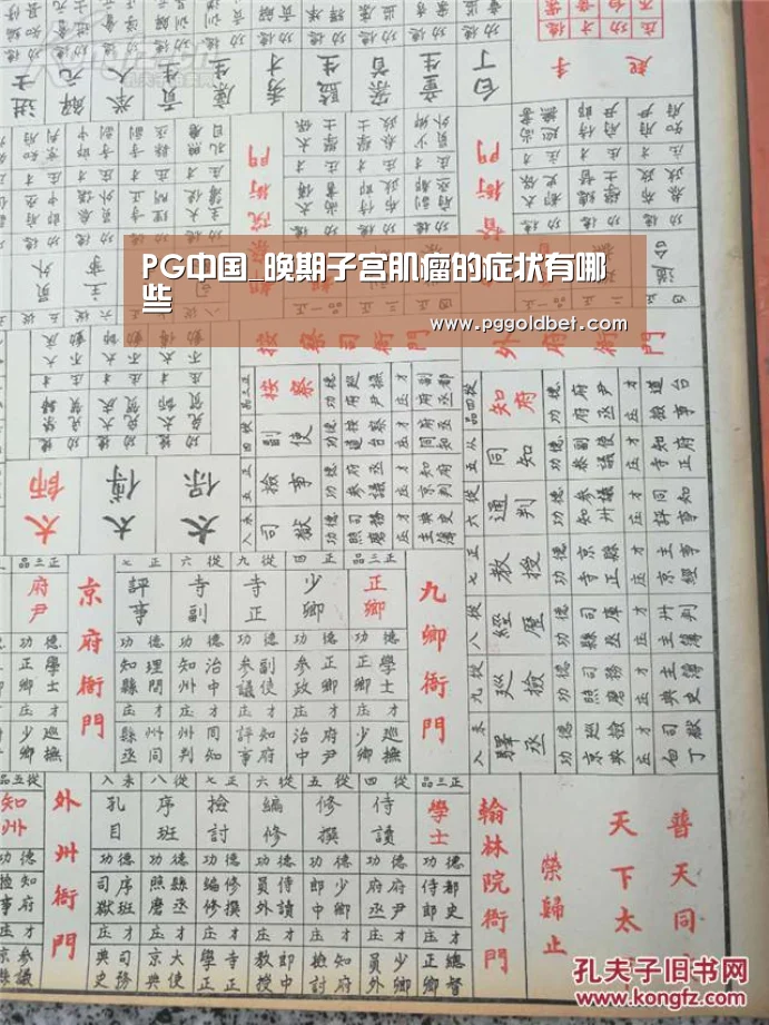 PG中国_晚期子宫肌瘤的症状有哪些(图2) PG中国